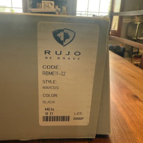 Mens Rujo "The Marcus" Teju Lizard Cowboy Boots 8D NEW IN BOX (UNWORN) - Picture 8 of 8